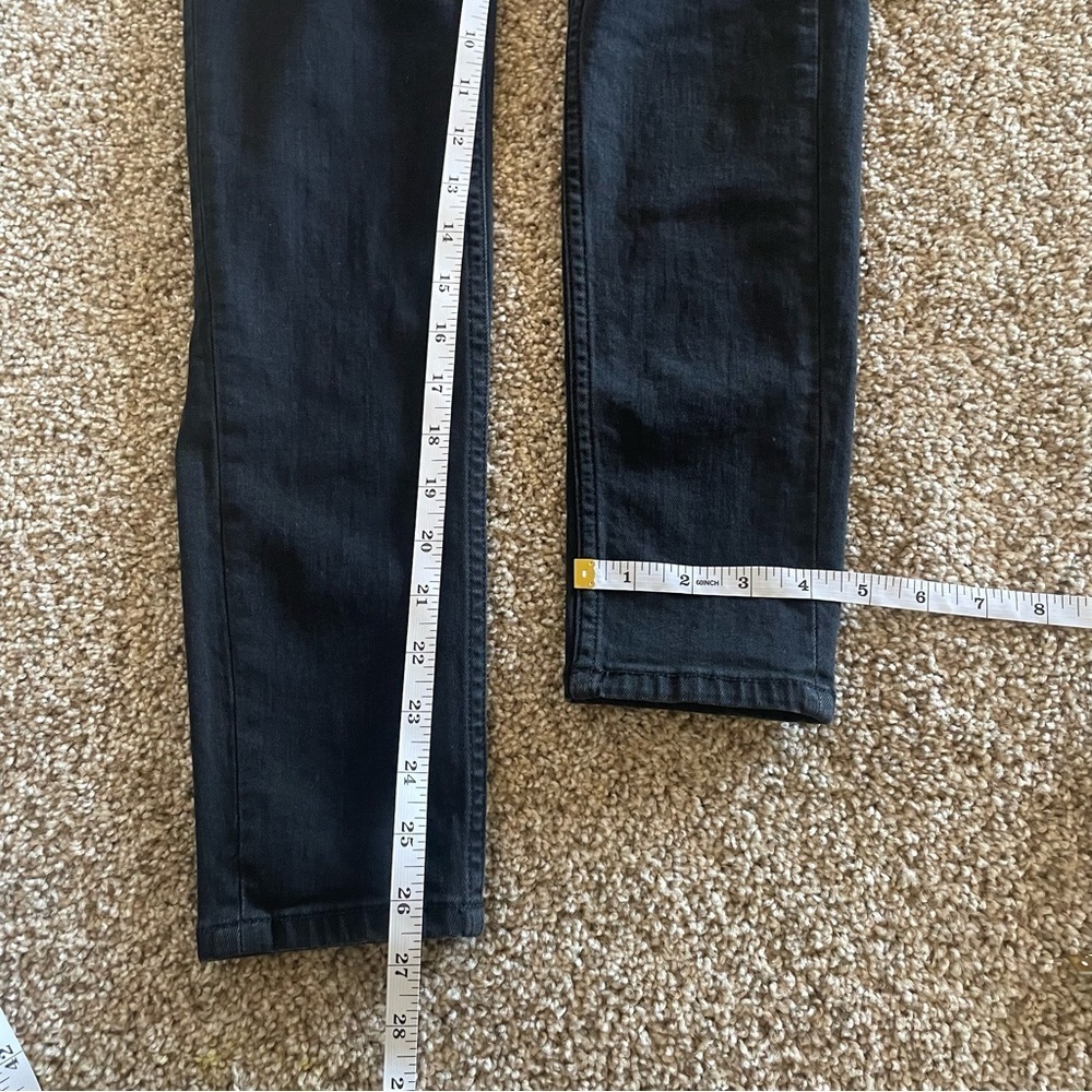 Zara Mid-Rise Skinny Jeans Women’s 4 Black Stretch Casual Basic Z1975 Minimalist - Picture 12 of 13